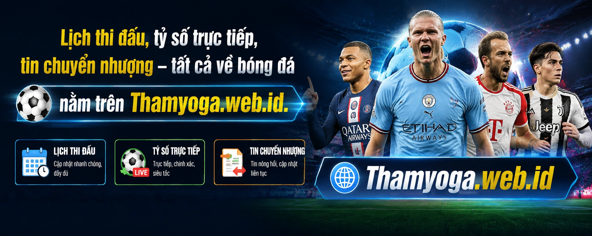 Premier League trên trang bóng đá Thamyoga